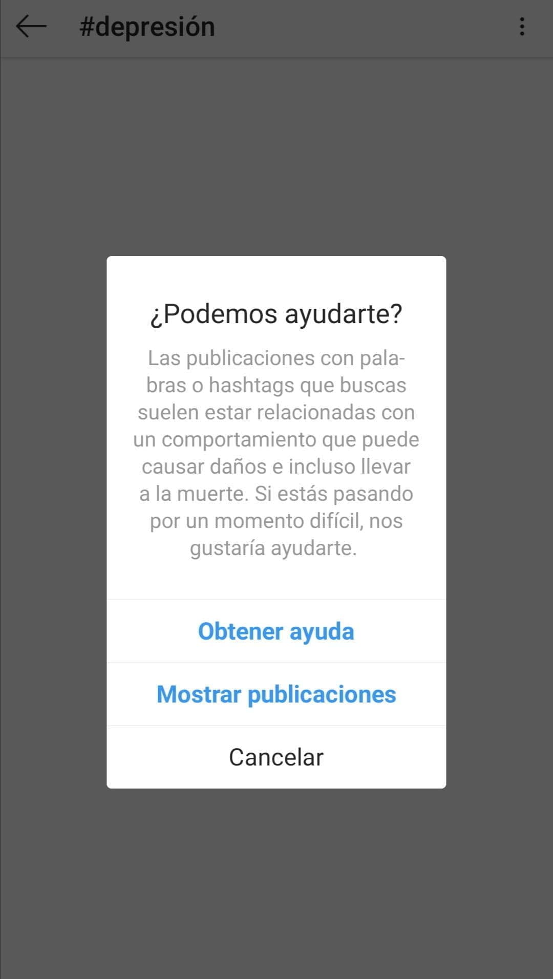 Conoce la función de Instagram para ayudar a las personas con depresión