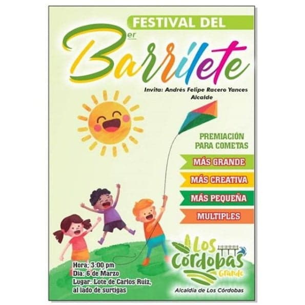 Festival del Barrilete en Los Córdobas