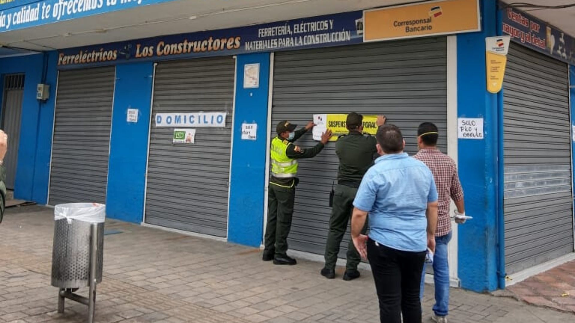 Negocios clausurados en el sur de Montería