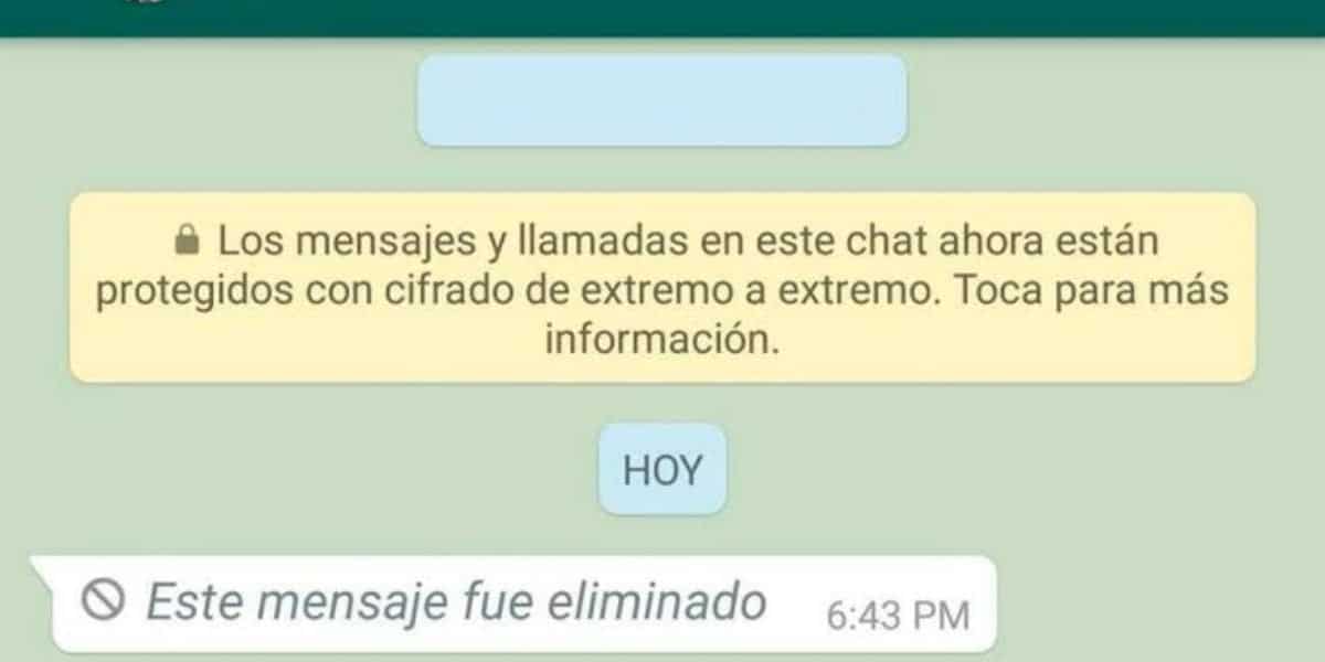 Así puedes leer los ‘mensajes eliminados’ de WhatsApp