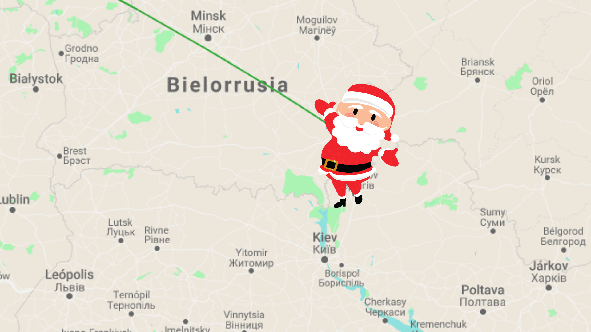 Santa Tracker, la app para seguir en vivo el recorrido de 'Papá Noel'