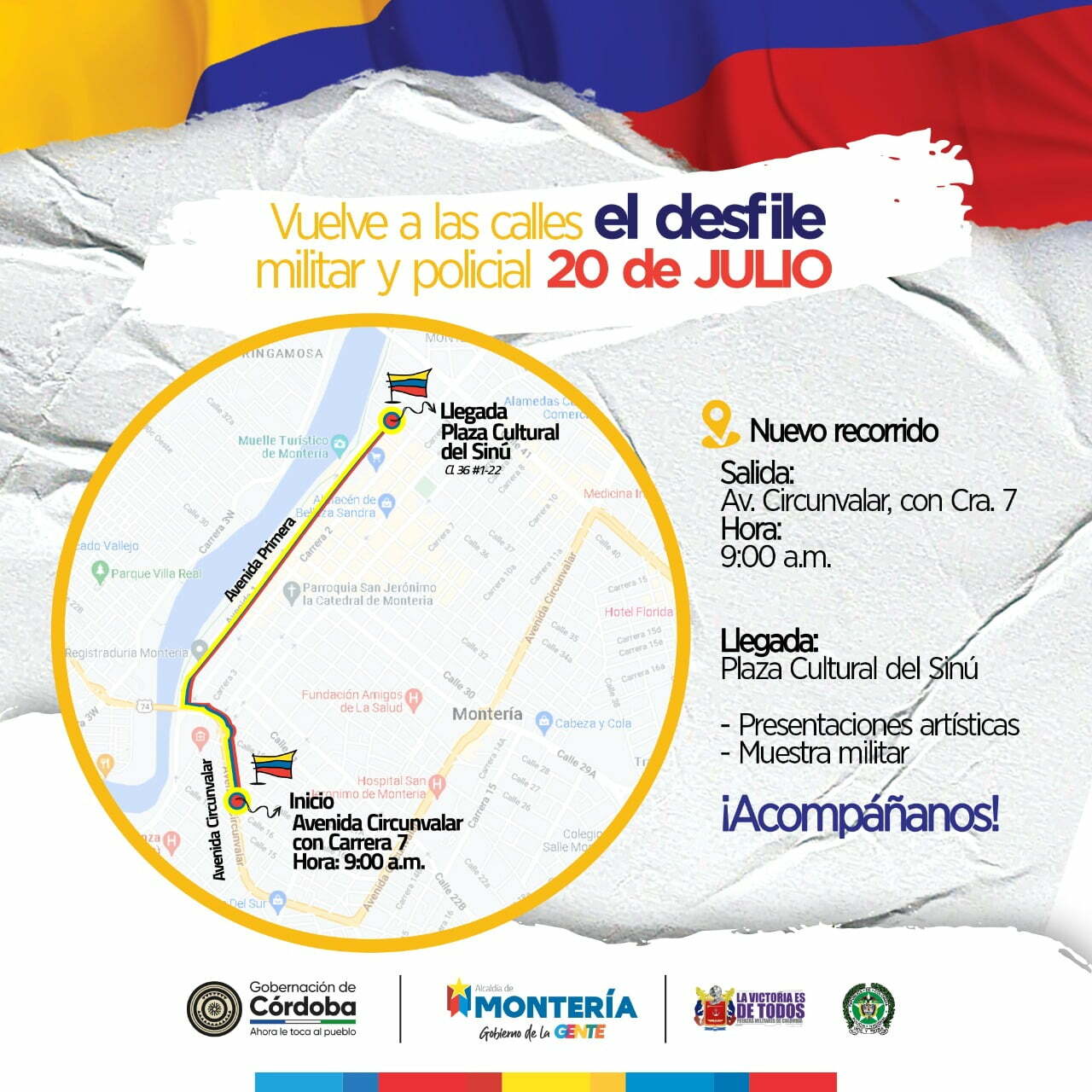 Vuelve el desfile por el Día de la Independencia esta será la ruta